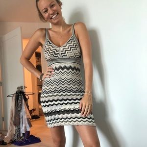 Guess Striped Knitted Dress